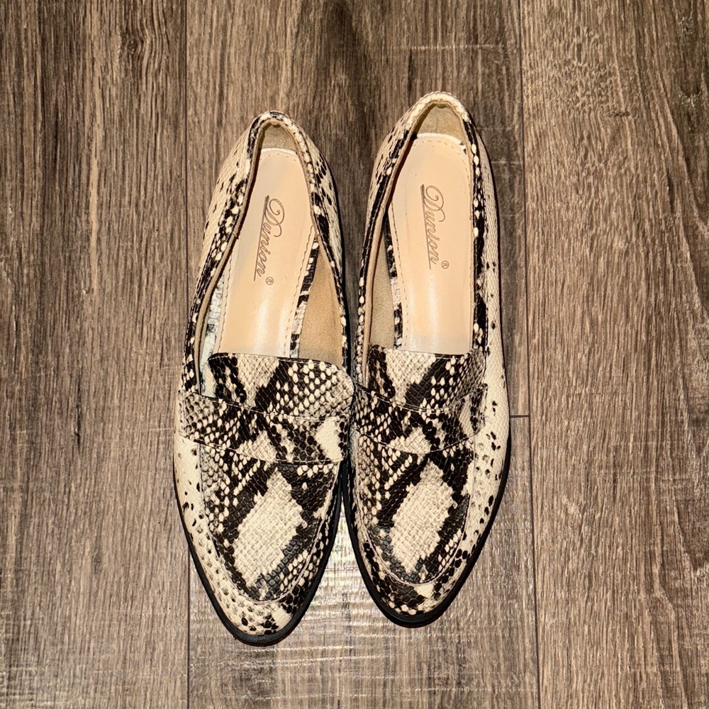 Dunion Snakeskin Loafers